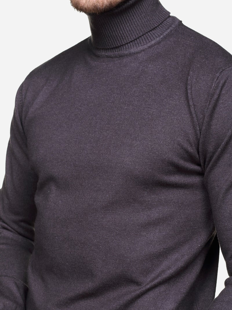 Jersey de cuello alto - Kenzarro Gris oscuro - Kiabi