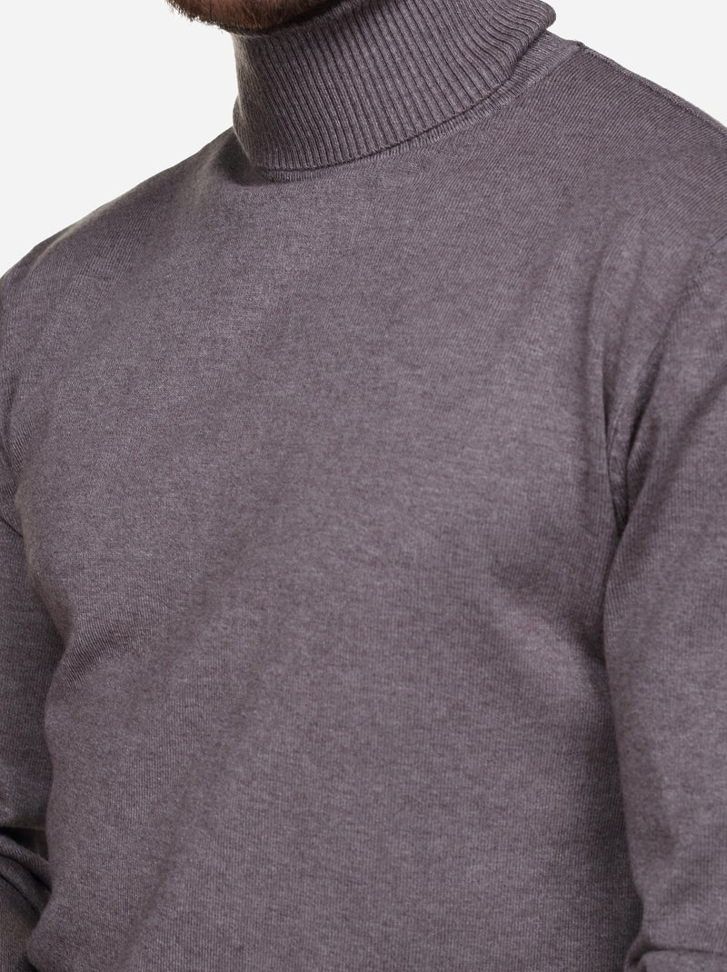 Jersey de cuello alto - Kenzarro Marrón - Kiabi