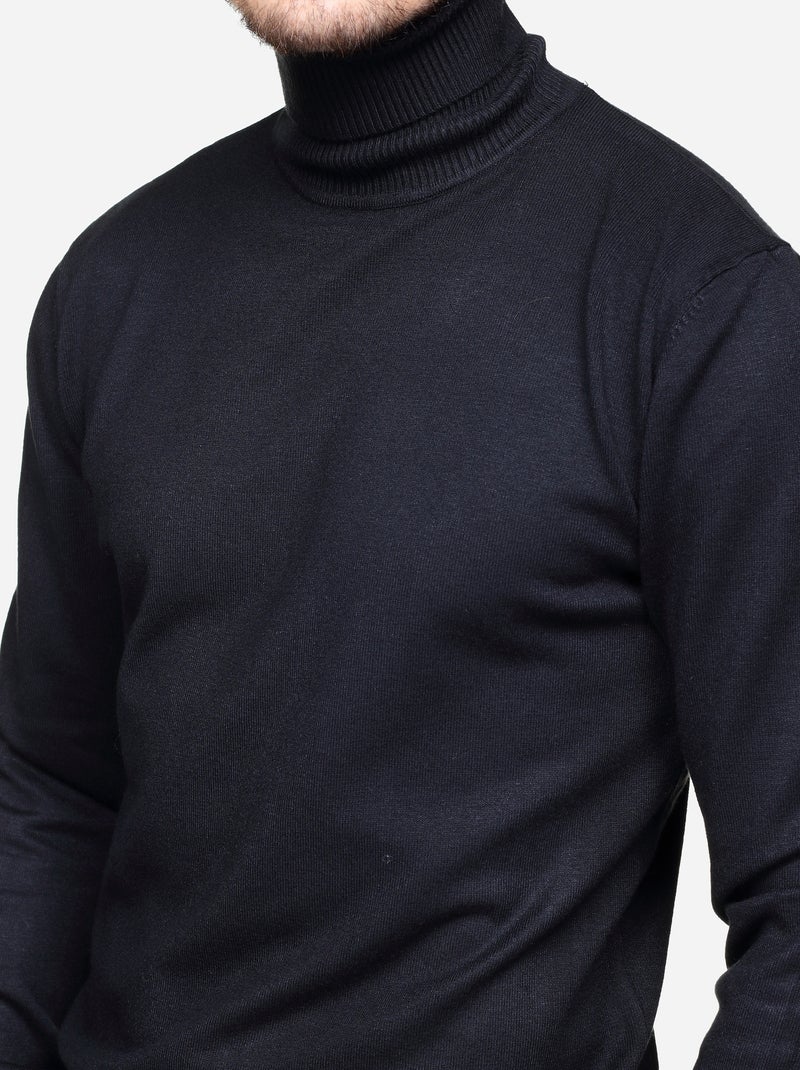 Jersey de cuello alto - Kenzarro Negro - Kiabi