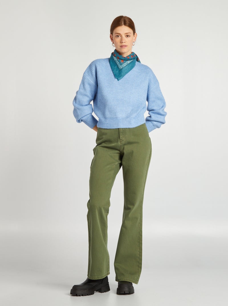 Jersey de cuello alto AZUL - Kiabi