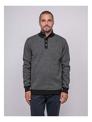 Jersey de cuello alto con botones LATOJACK