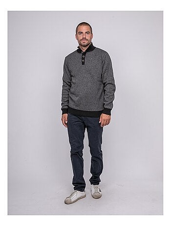 Jersey de cuello alto con botones LATOJACK