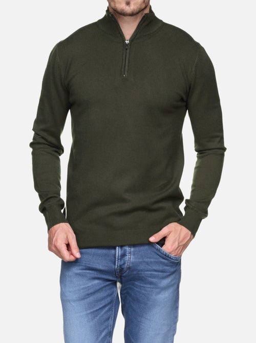 Jersey de cuello alto con cremallera - Kenzarro - Kiabi Jersey de cuello alto con cremallera - Kenzarro - Kiabi