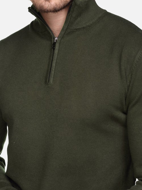 Jersey de cuello alto con cremallera - Kenzarro - Kiabi Jersey de cuello alto con cremallera - Kenzarro - Kiabi