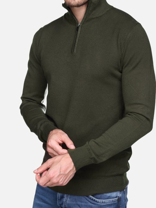 Jersey de cuello alto con cremallera - Kenzarro - Kiabi Jersey de cuello alto con cremallera - Kenzarro - Kiabi