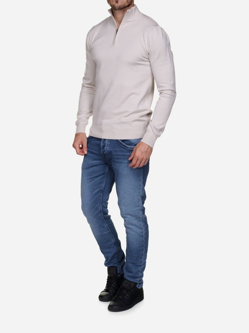 Jersey de cuello alto con cremallera - Kenzarro - Kiabi
