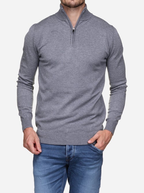 Jersey de cuello alto con cremallera - Kenzarro - Kiabi Jersey de cuello alto con cremallera - Kenzarro - Kiabi