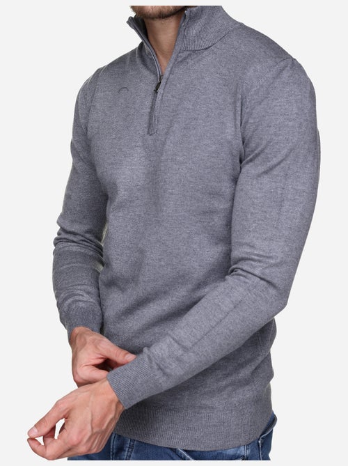 Jersey de cuello alto con cremallera - Kenzarro - Kiabi Jersey de cuello alto con cremallera - Kenzarro - Kiabi