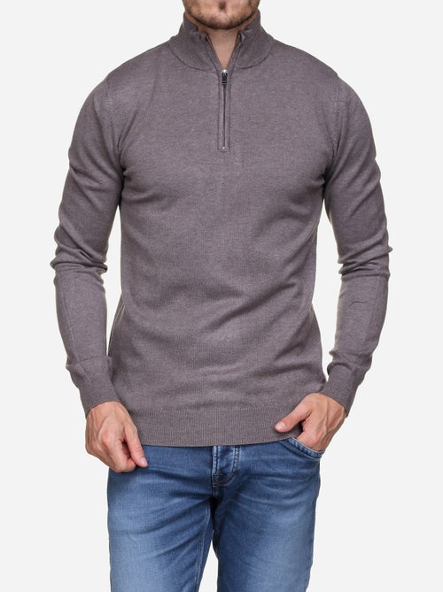 Jersey de cuello alto con cremallera - Kenzarro - Kiabi Jersey de cuello alto con cremallera - Kenzarro - Kiabi