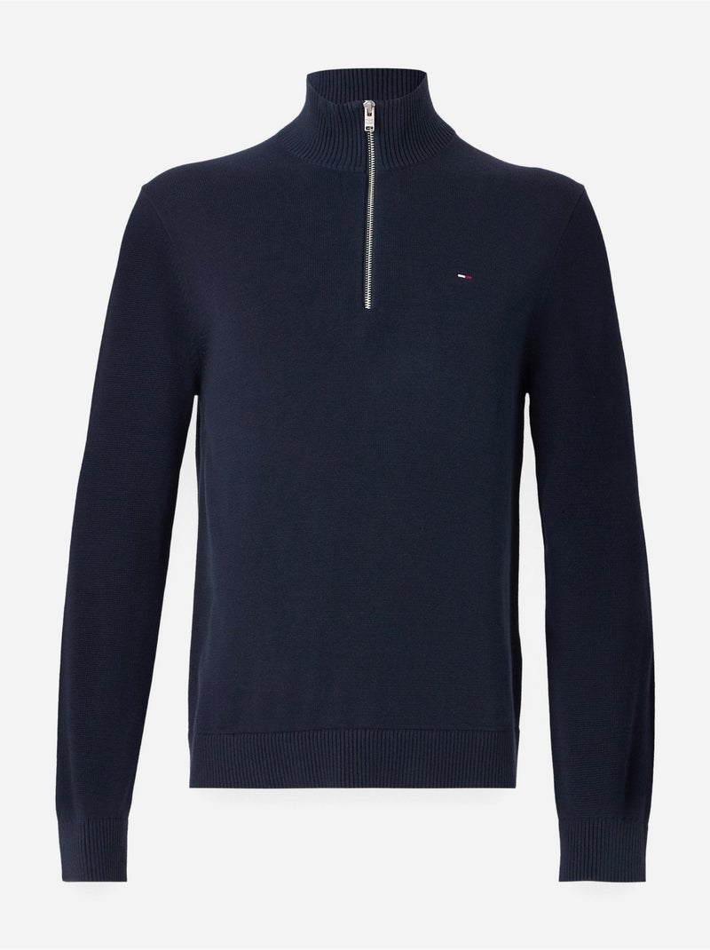 Jersey de cuello alto con cremallera - Tommy jeans Azul - Kiabi