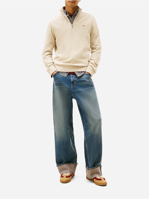Jersey de cuello alto con cremallera - Tommy jeans - Kiabi Jersey de cuello alto con cremallera - Tommy jeans - Kiabi