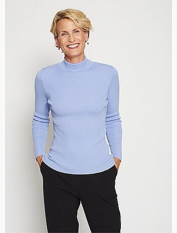 Jersey de cuello alto con lana merino - Afibel