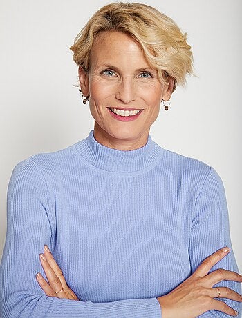 Jersey de cuello alto con lana merino - Afibel