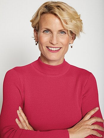 Jersey de cuello alto con lana merino - Afibel