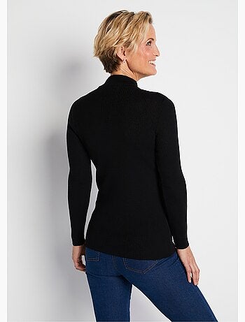 Jersey de cuello alto con lana merino - Afibel