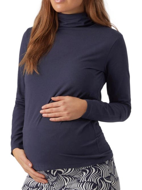 Jersey de cuello alto de manga larga para mujer Mamalicious - Kiabi Jersey de cuello alto de manga larga para mujer Mamalicious - Kiabi