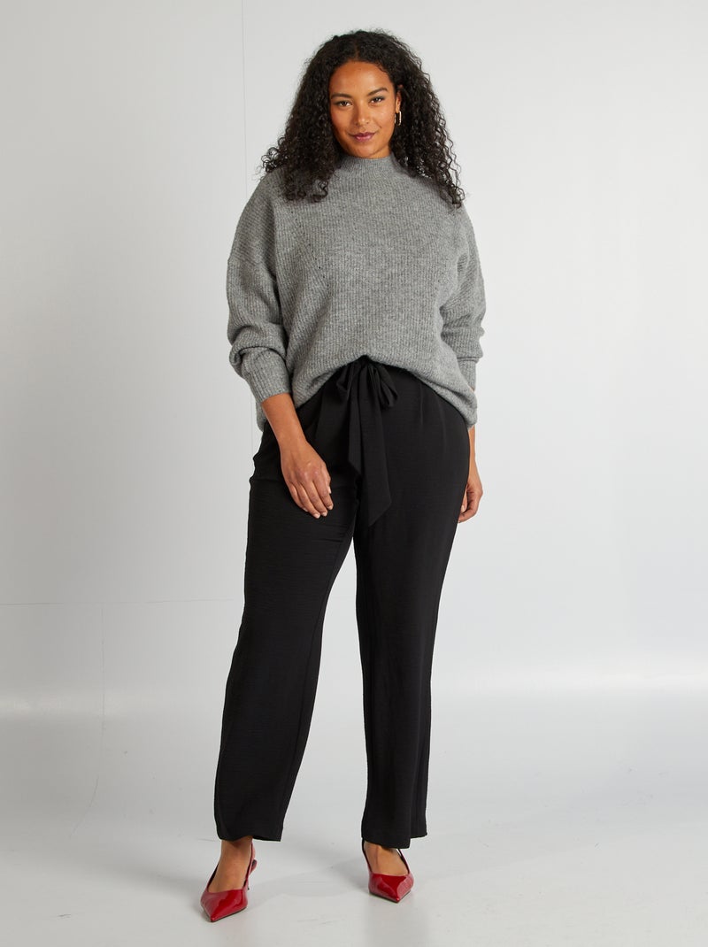 Jersey de cuello alto GRIS - Kiabi