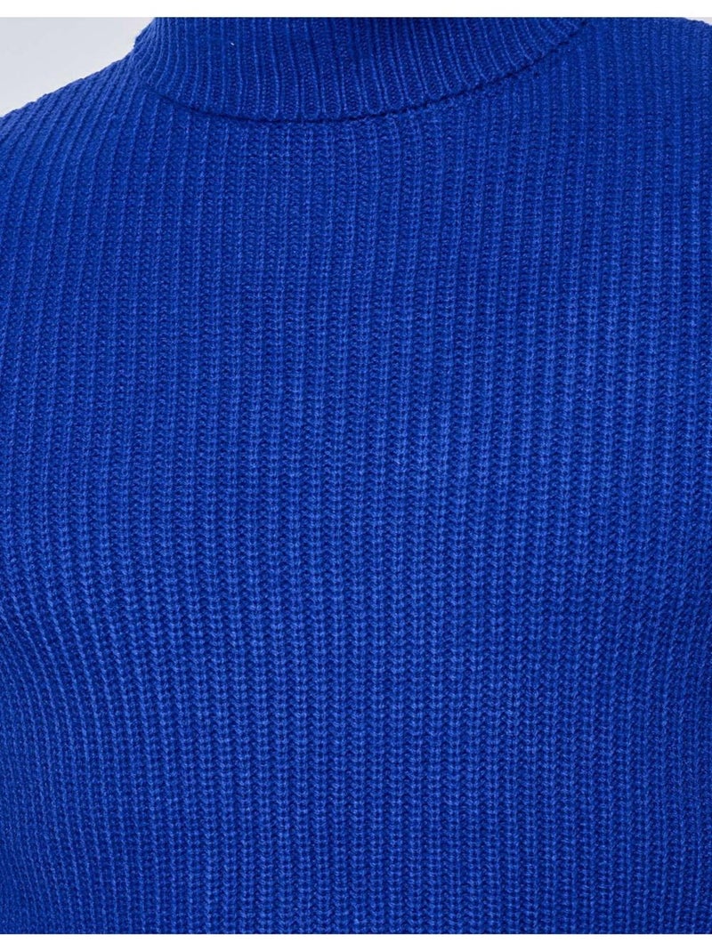 Jersey de cuello alto Kebello Azul - Kiabi