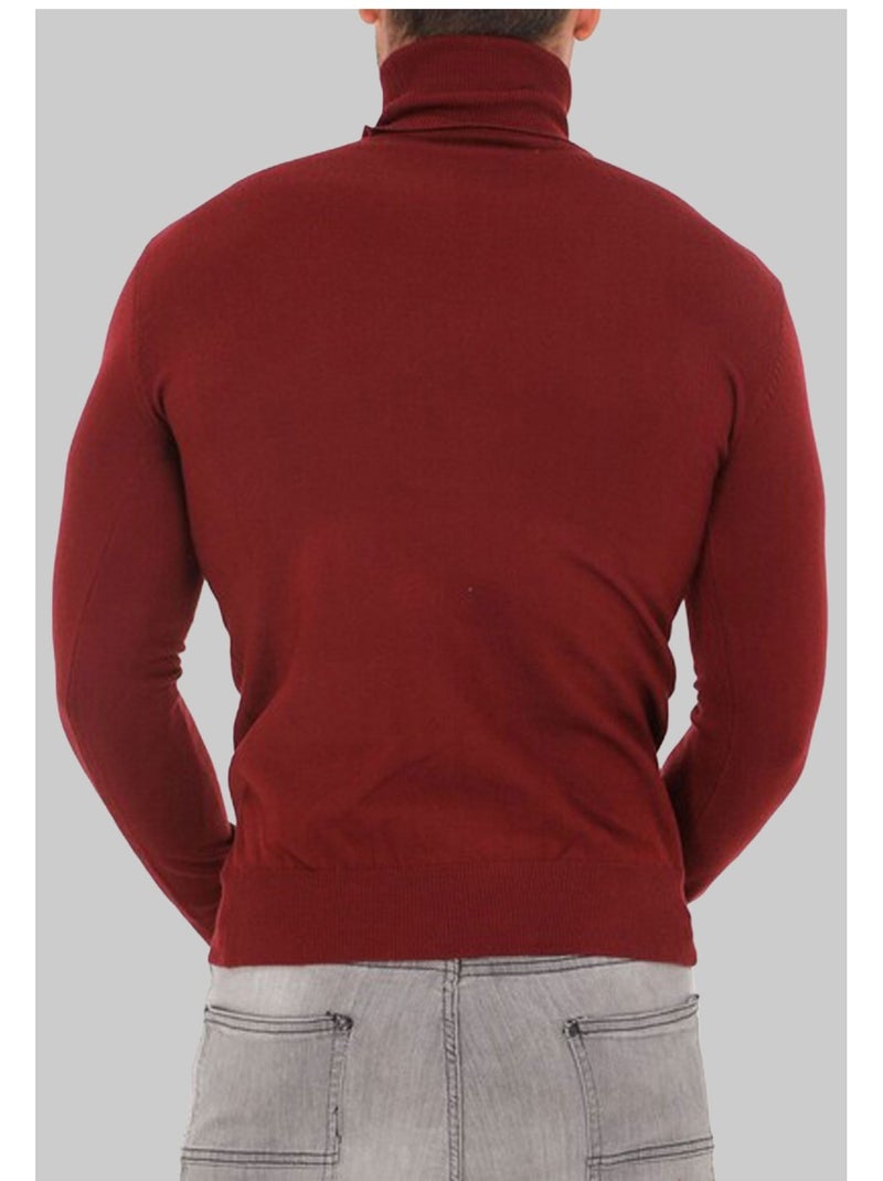 Jersey de cuello alto Kebello Burdeos - Kiabi