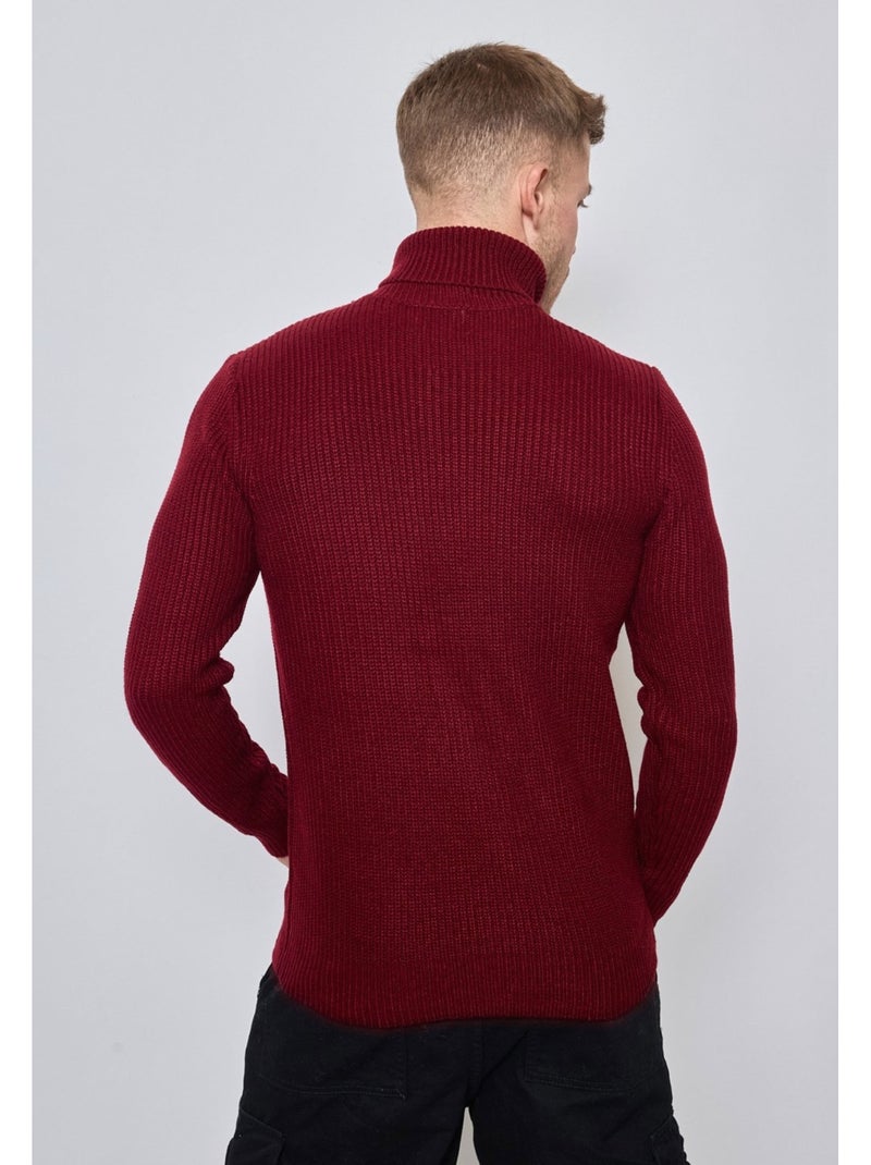 Jersey de cuello alto Kebello Burdeos - Kiabi