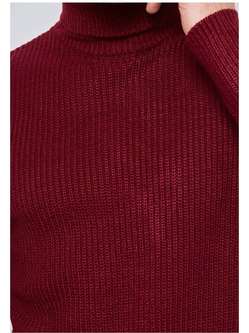 Jersey de cuello alto Kebello Burdeos - Kiabi