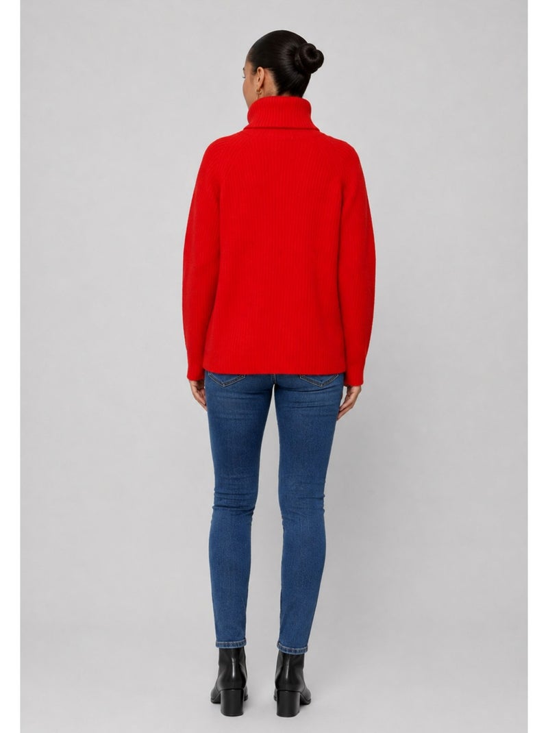 Jersey de cuello alto kebello Rojo - Kiabi
