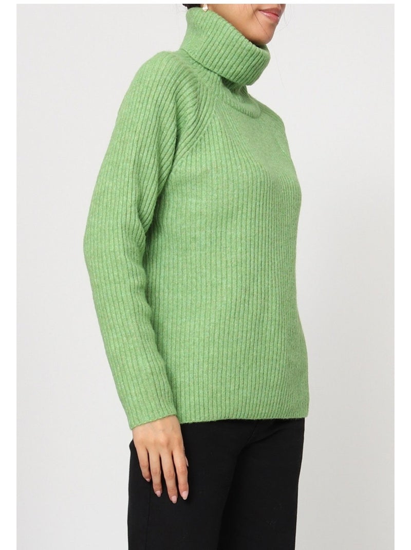Jersey de cuello alto Kebello Verde - Kiabi