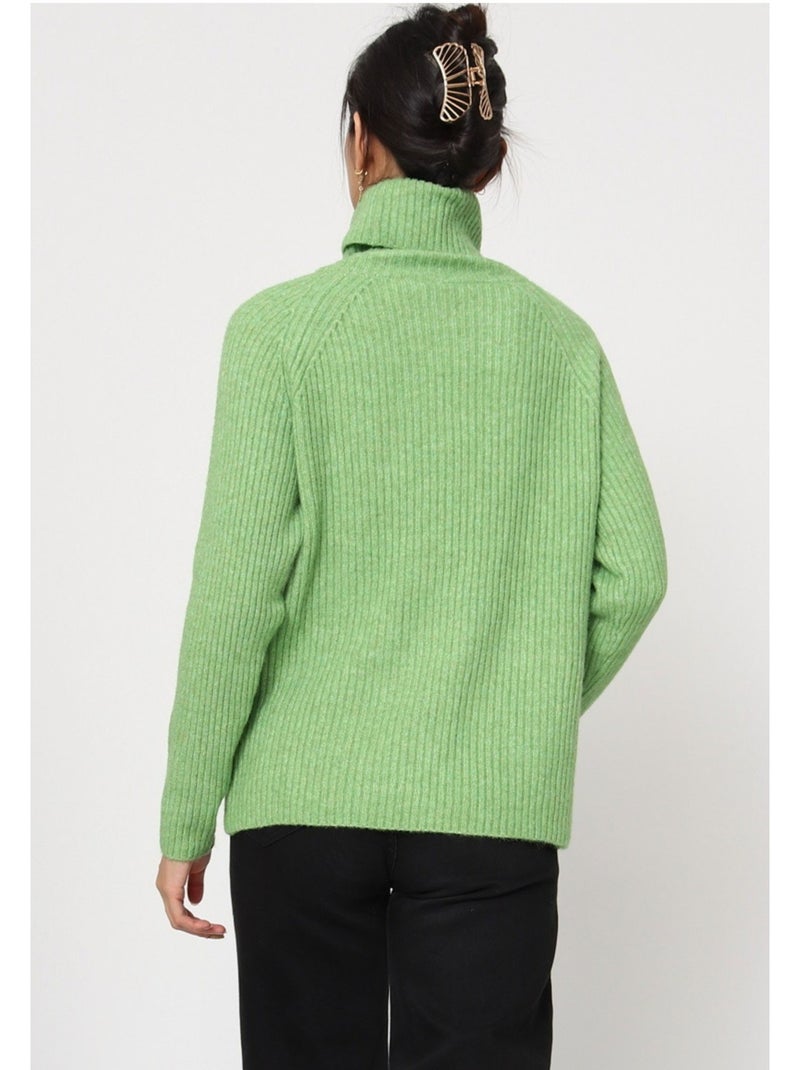 Jersey de cuello alto Kebello Verde - Kiabi