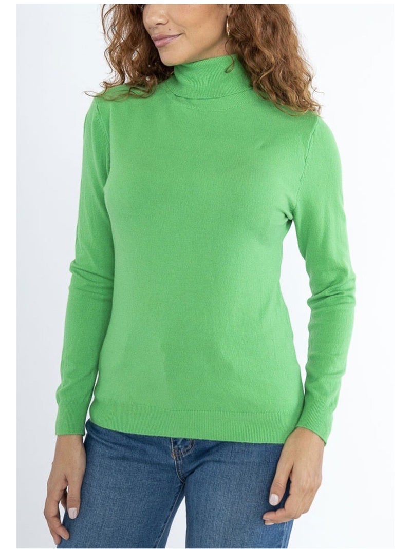 Jersey de cuello alto Kebello Verde - Kiabi