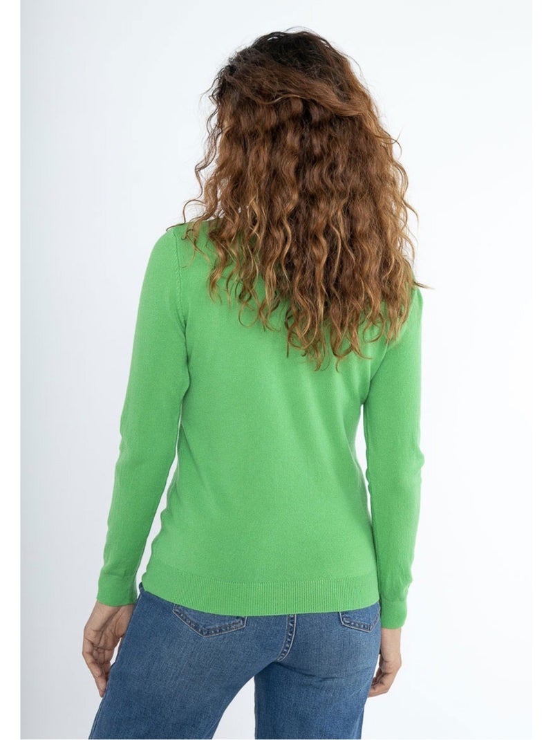 Jersey de cuello alto Kebello Verde - Kiabi