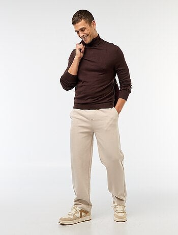 Jersey de cuello alto liso