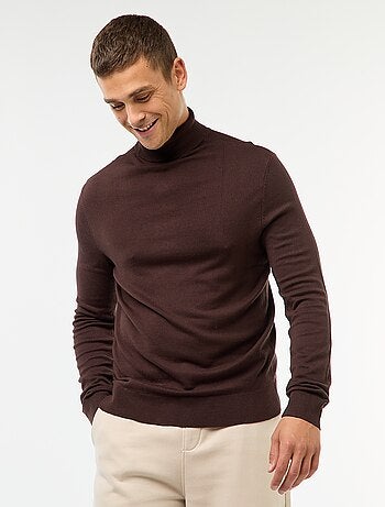 Jersey de cuello alto liso