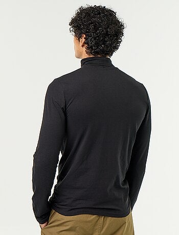 Jersey de cuello alto liso