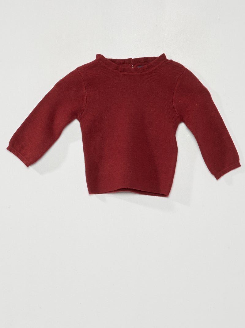 Jersey de cuello alto MARRON - Kiabi