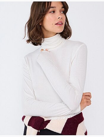Jersey de cuello alto, mo fashion