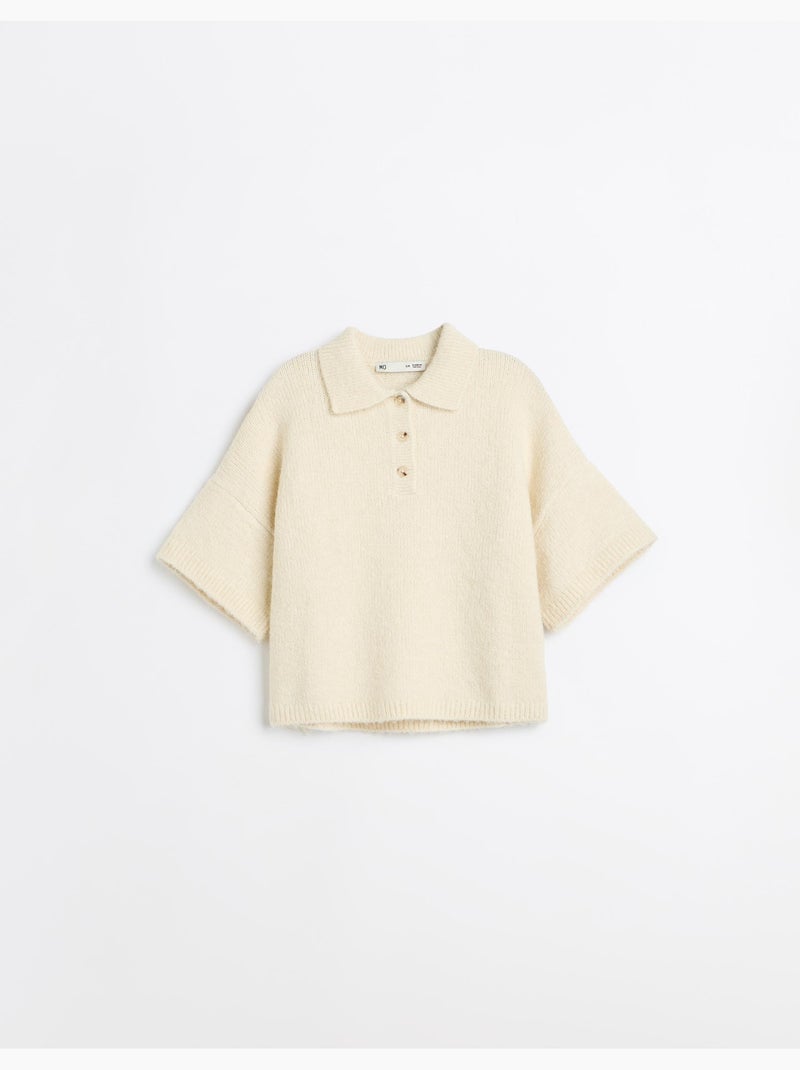 Jersey de cuello alto, mo fashion Beige - Kiabi