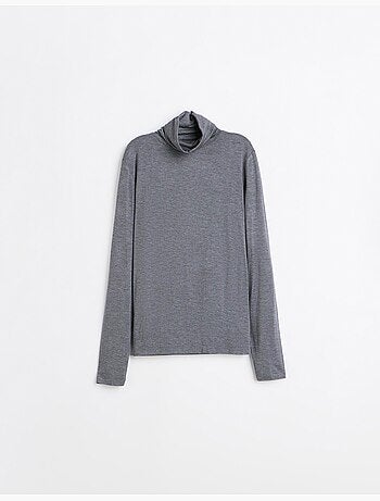Jersey de cuello alto, mo fashion