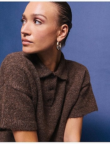 Jersey de cuello alto, mo fashion