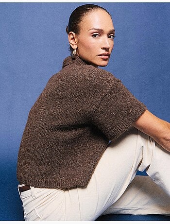 Jersey de cuello alto, mo fashion