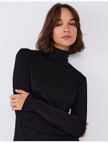 Jersey de cuello alto, mo fashion