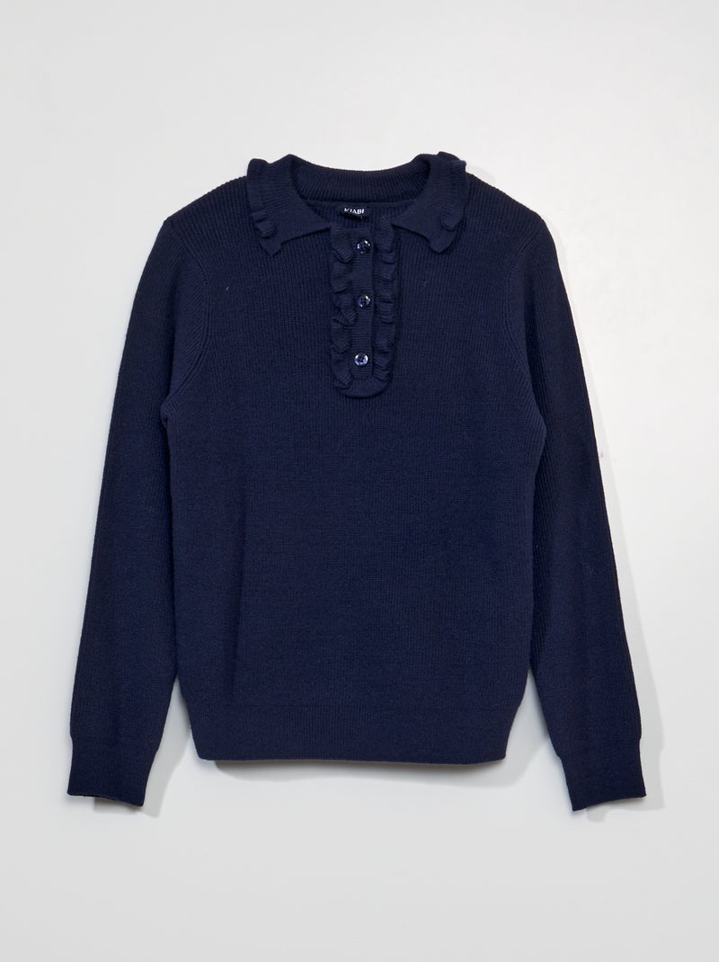 Jersey de cuello alto NEGRO - Kiabi