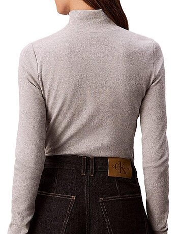 Jersey de cuello alto para mujer Calvin Klein Jeans