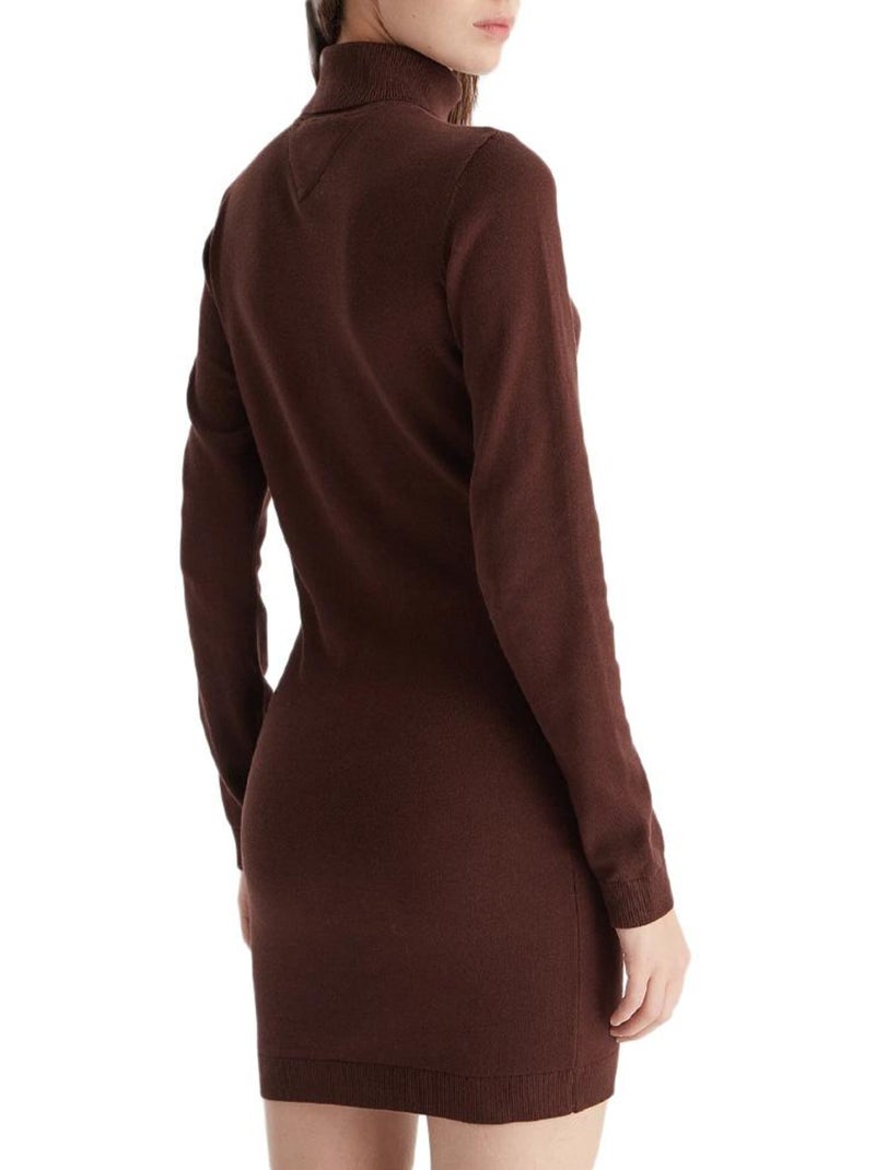 Jersey de cuello alto para mujer Tommy Hilfiger Marrón capuchino - Kiabi