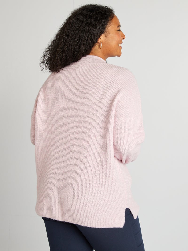 Jersey de cuello alto ROSA - Kiabi