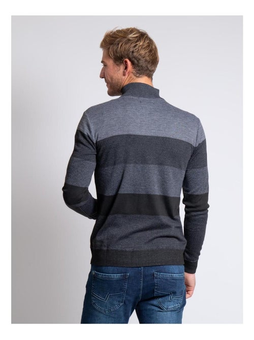 Jersey de cuello alzado con cremallera LOSIBIL - Kiabi