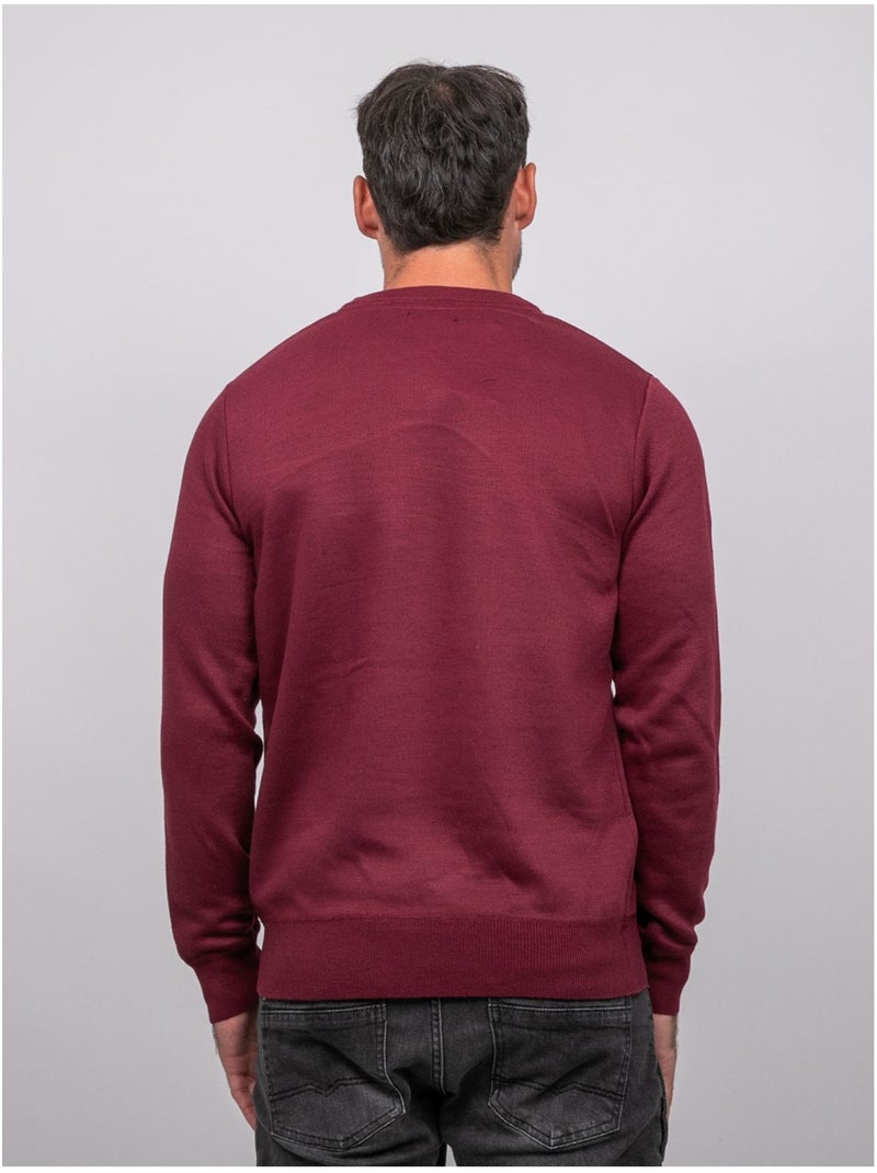 Jersey de cuello de pico lamboise Burdeos - Kiabi