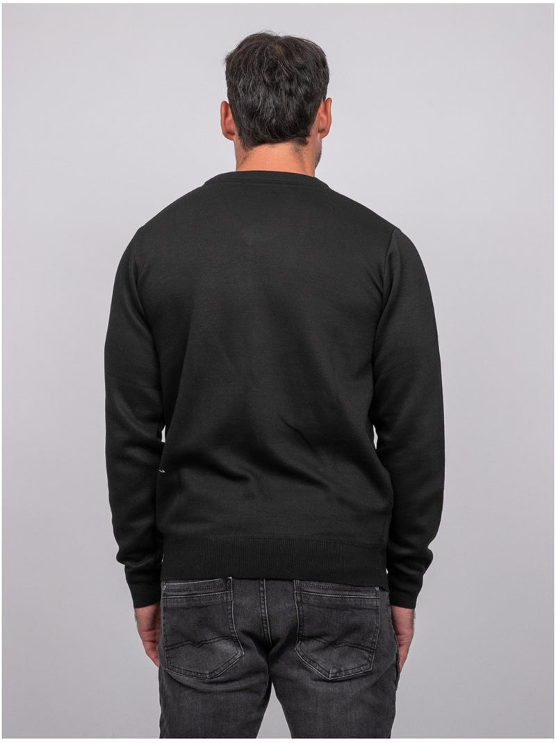 Jersey de cuello de pico lamboise Negro - Kiabi