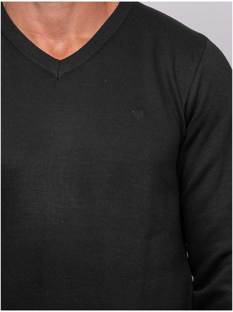Jersey de cuello de pico lamboise Negro - Kiabi