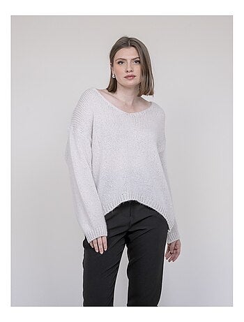 Jersey de cuello en V KLORIANE