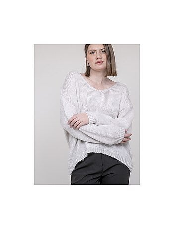 Jersey de cuello en V KLORIANE